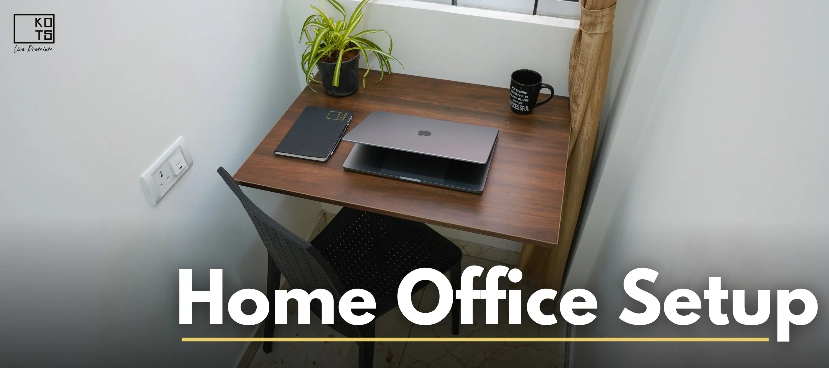 Productive and Comfortable Home Office Setup in Apartment